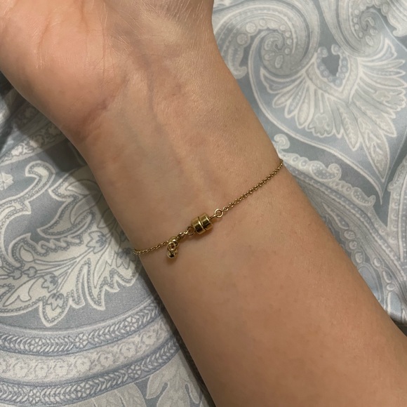 CZ 14K Gold Filled Chain Bracelet - Picture 5 of 5